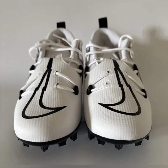 NIKE Alpha Menace Pro 3 White/Black Football Cleats Men's Size 9 DM1788-103